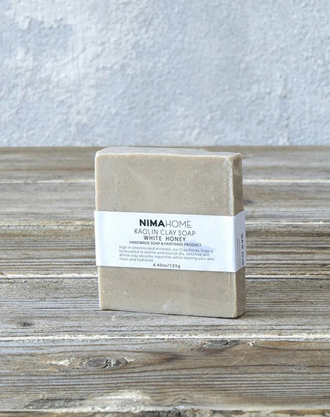 NIMA Hliněné mýdlo Kaolin - White Honey (Vaha: 125g)
