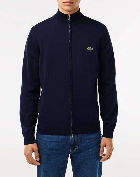 LACOSTE PLETENÝ KARDIGAN SWEATER