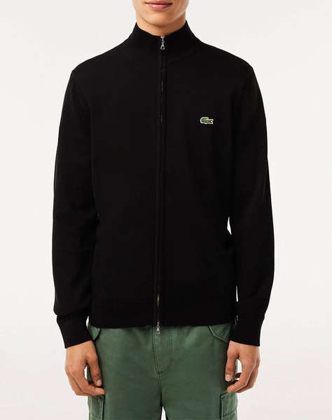 LACOSTE PLETENÝ KARDIGAN SWEATER
