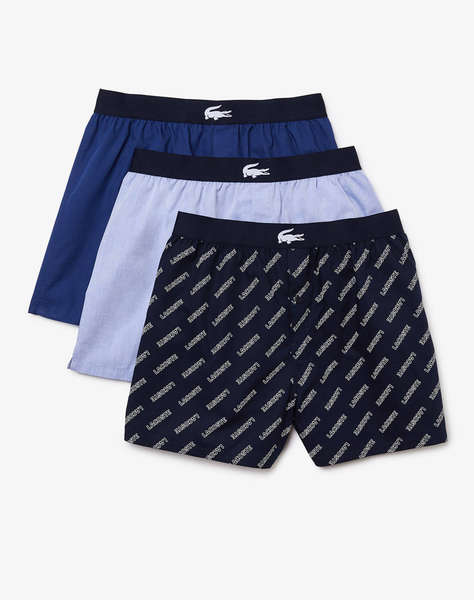 LACOSTE SET 3 KS SPODNÍHO PRADLA BOXER SHORTS PACK 3 BOXER SHORTS