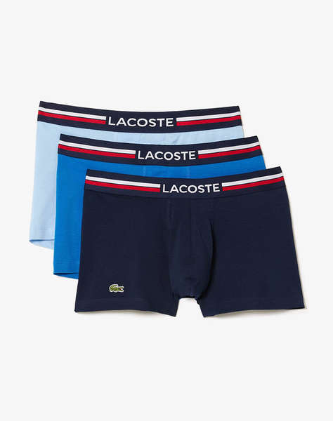 LACOSTE SET 3 KS SPODNÍHO PRADLA TRUNK PACK 3 TRUNKS