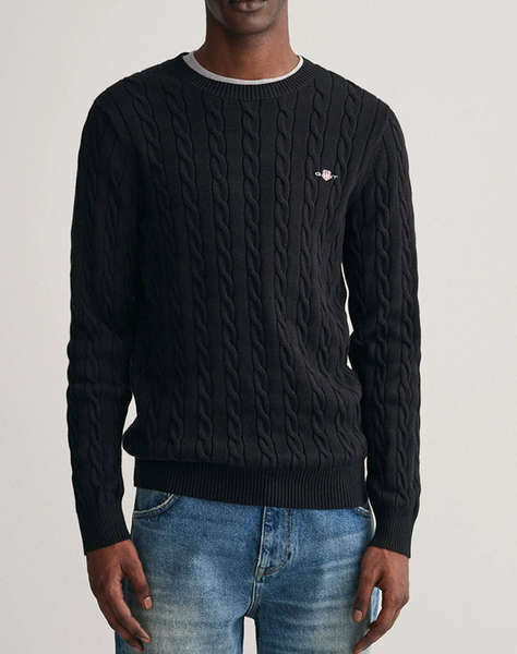 GANT PULOVR ΜΜ COTTON CABLE C-NECK