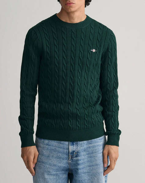 GANT PULOVR ΜΜ COTTON CABLE C-NECK