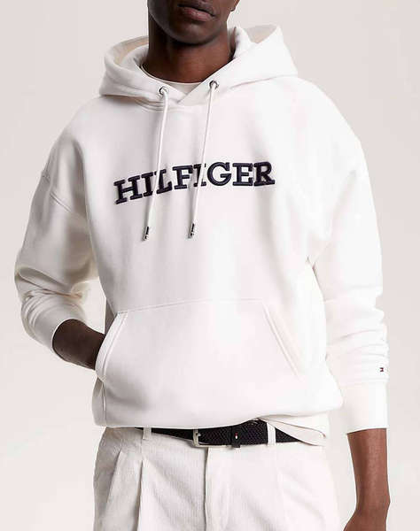 TOMMY HILFIGER MONOTYPE EMBRO HOODIE
