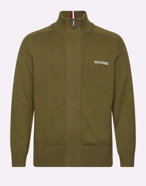TOMMY HILFIGER MONOTYPE CHUNKY ZIP THRU