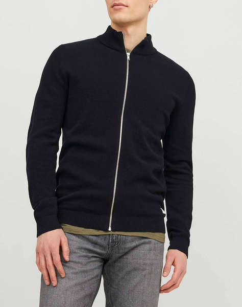 JACK&JONES JJEHILL KNIT TURTLE ZIP CARDIGAN NOOS