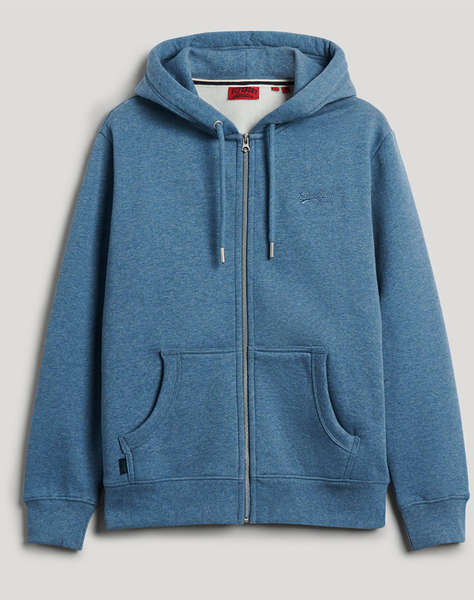 SUPERDRY ESSENTIAL LOGO ZIP HOODIE MIKINA PÁNSKÁ