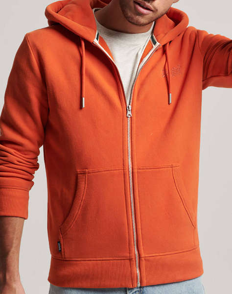 SUPERDRY ESSENTIAL LOGO ZIP HOODIE MIKINA PÁNSKÁ