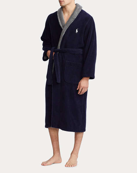 POLO RALPH LAUREN L/S SHAWL-SLEEP-ROBE