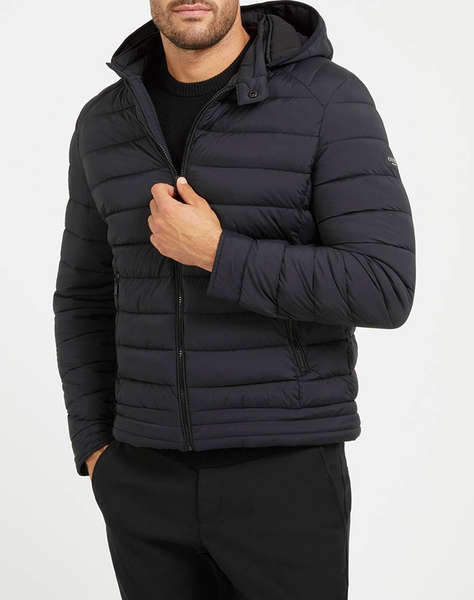 GUESS STRETCH HOODIE JACKET BUNDA PÁNSKÁ