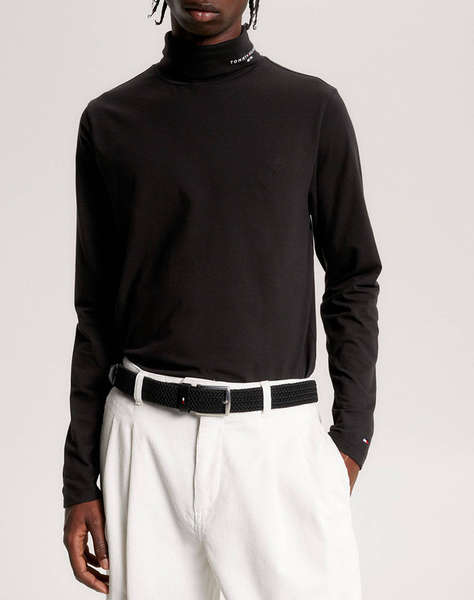 TOMMY HILFIGER TOMMY LOGO ROLL NECK TEE