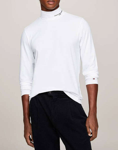 TOMMY HILFIGER TOMMY LOGO ROLL NECK TEE