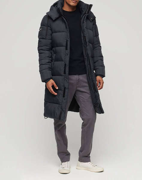 SUPERDRY D3 SDCD RIPSTOP LONGLINE PUFFER JACKET BUNDA PÁNSKÁ