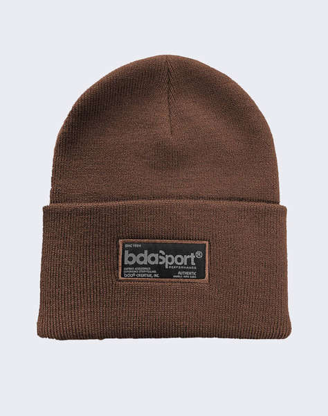 BODY ACTION RIBBED KNIT BEANIE HAT