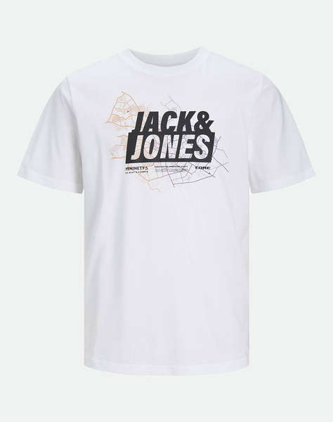 JACK&JONES JCOMAP LOGO TEE CREW NECK JNR