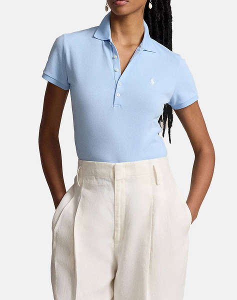 RALPH LAUREN JULIE POLO-SLIM-SHORT SLEEVE-POLO SHIRT