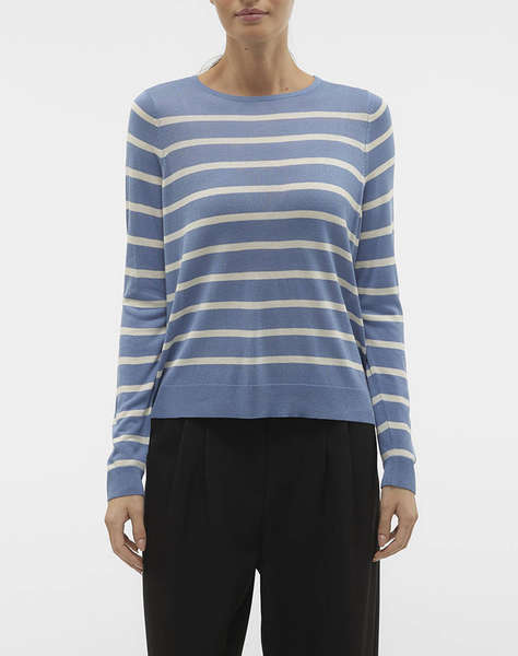 VERO MODA VMNOVA LS O-NECK PULOVR GA NOOS