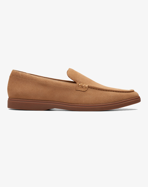 CLARKS Torford Easy Light Tan Suede
