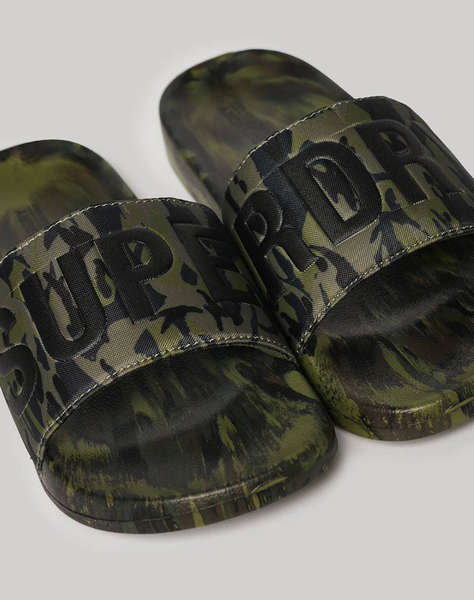 SUPERDRY D2 SDRY CAMO VEGAN POOL SLIDE BOTY PANSKÉ