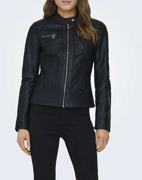 ONLY ONLBANDIT FAUX LEATHER BIKER OTW NOOS