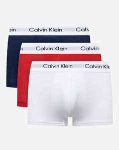 CALVIN KLEIN LOW RISE TRUNK 3PK