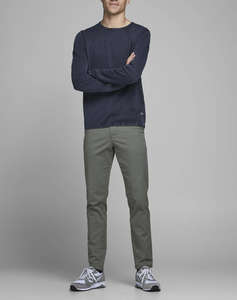 JACK&JONES JJELEO KNIT CREW NECK NOOS