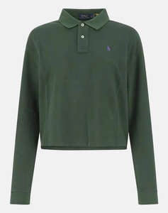 RALPH LAUREN LS CRP MSH-LONG SLEEVE-POLO SHIRT