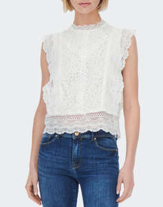 ONLY ONLKARO S/L LACE TOP NOOS WVN