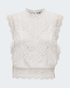 ONLY ONLKARO S/L LACE TOP NOOS WVN