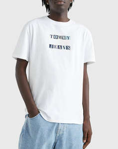 TOMMY HILFIGER TJM AOP FLAG TEE