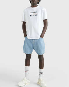 TOMMY HILFIGER TJM AOP FLAG TEE