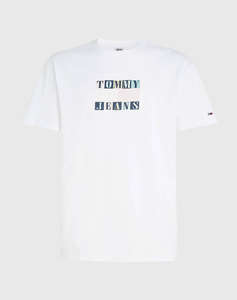 TOMMY HILFIGER TJM AOP FLAG TEE