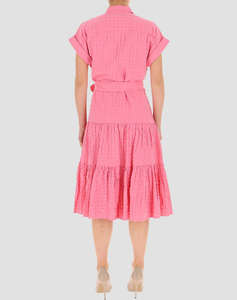 LAUREN RALPH LAUREN VILMA-SHORT SLEEVE-DAY DRESS