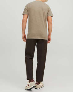 JACK&JONES JJESPLIT NECK TEE