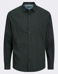 JACK&JONES JJEGINGHAM TWILL SHIRT L/S NOOS