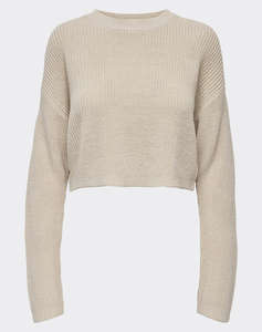 ONLY ONLMALAVI L/S CROPPED PULLOVER KNT NOOS