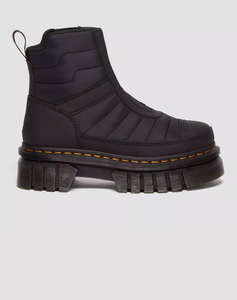 DR.MARTENS 30915001 Audrick Chelsea QLTD Rubberised Leather & Warm Quilted KOTNÍKOVÉ BOTY NÍZKE DR MARTENS