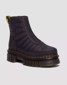 DR.MARTENS 30915001 Audrick Chelsea QLTD Rubberised Leather & Warm Quilted KOTNÍKOVÉ BOTY NÍZKE DR MARTENS