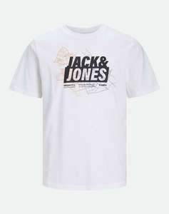 JACK&JONES JCOMAP LOGO TEE CREW NECK JNR