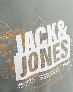 JACK&JONES JCOMAP LOGO TEE CREW NECK JNR