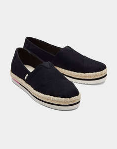 TOMS BLACK HEAVY TWILL WM ALPPRO ESP