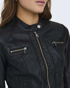 ONLY ONLBANDIT FAUX LEATHER BIKER OTW NOOS