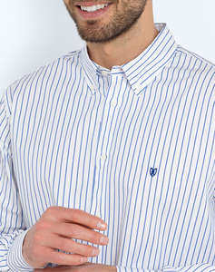 THE BOSTONIANS KOŠILE ACORN REGULAR FIT Stripe POPLIN Button-down Regular Fit