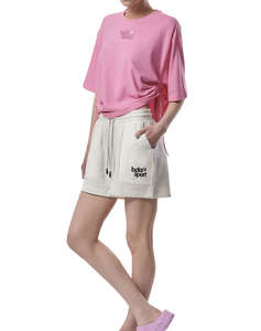 BODY ACTION WOMENS ATHLETIC SHORTS W/EMBROIDERY