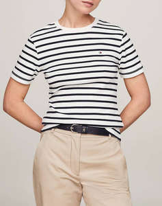 TOMMY HILFIGER NEW SLIM CODY C-NK SS