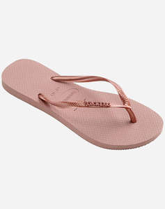 HAVAIANAS SLIM LOGO METALLIC ŽABKY